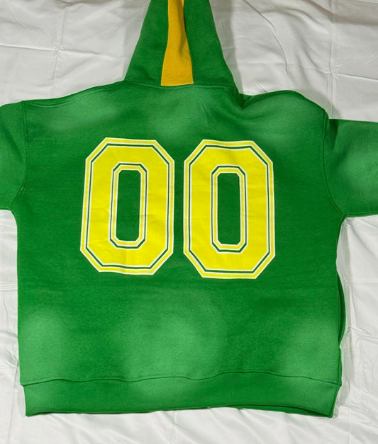 GREEN VARSITY PULLOVER