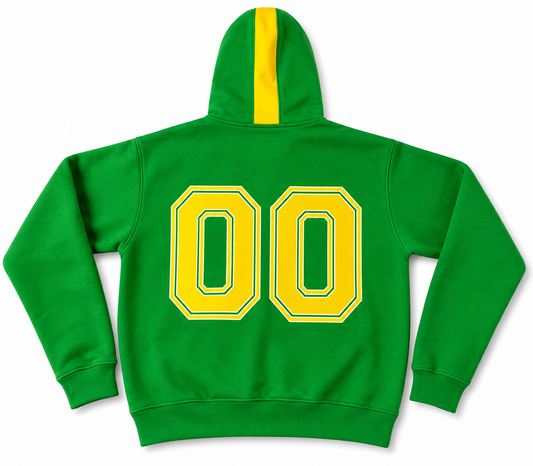 GREEN VARSITY PULLOVER
