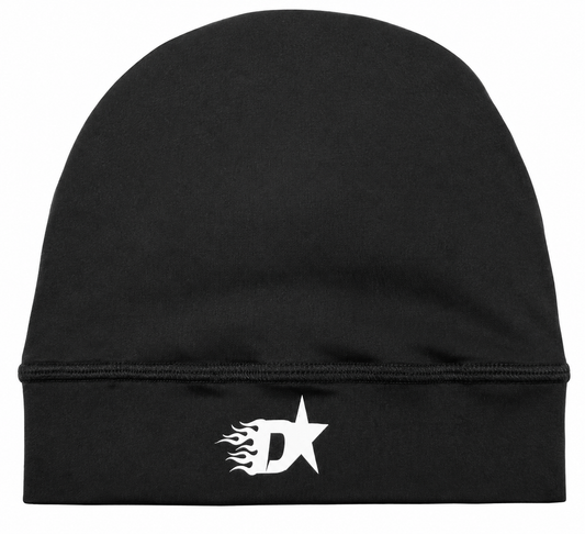 BASIC LOGO SKULL CAPS (BLACK)